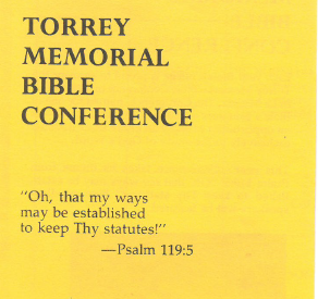 Torrey Memorial Bible Conference 1979 : Psalm 119:5