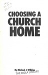 Choosing a Church Home