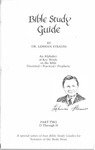 Bible study guide Pt. 2 D though H by Lehman Strauss