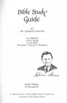 Bible study guide Pt. 3 H through M by Lehman Strauss
