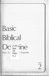 Basic biblical doctrine Pt. 2