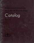 1973/1974, Rosemead Graduate School of Psychology Catalog