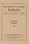 Bible Institute of Los Angeles Bulletin Vol. 8 No. 1 by Bible Institute of Los Angeles