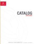 Biola University Catalog 2012-2013